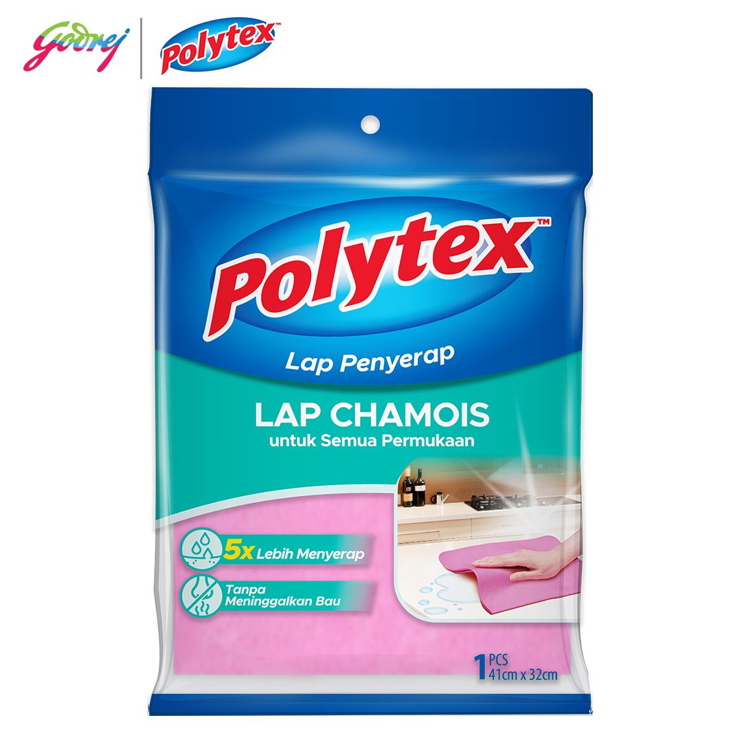 Polytex Lap Penyerap Lap Chamois untuk Semua Permukaan x2 - 2