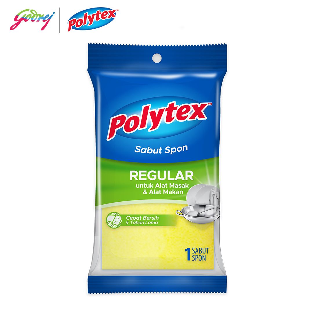 Polytex Paket Sabut Spon Regular Isi 2 Bonus 1 x2 - 3