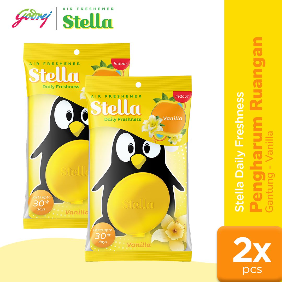 Stella Daily Freshness Indoor Vanilla 7ml - Pengharum Ruangan x2 - 1