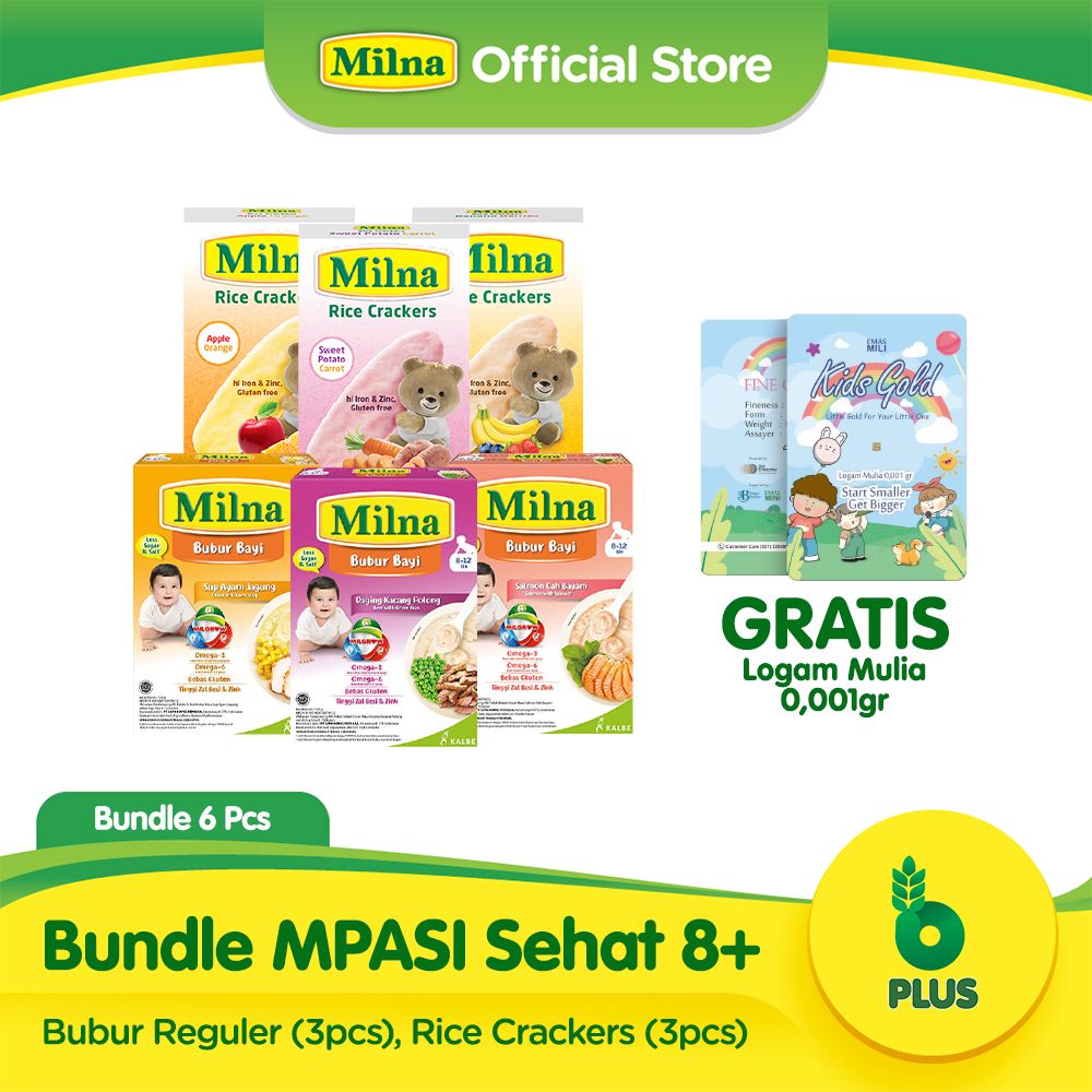 Bundle MPASI Milna Sehat 8+ Free Emas - 1
