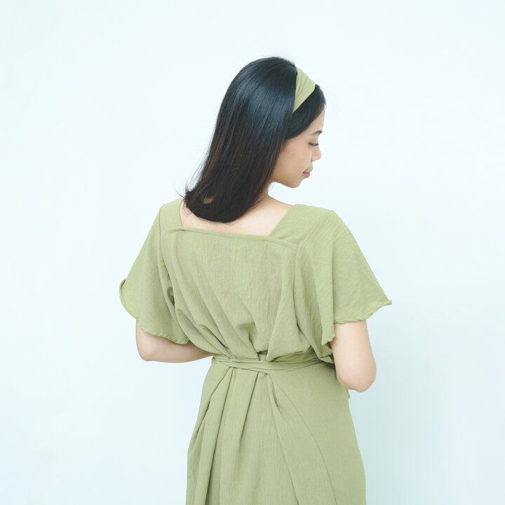 DB - Long Dress Kayara Cringkle [ Daster Wanita Kekinian ] HomeDress Ibu - 3