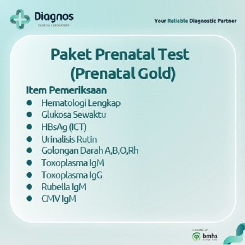 Paket Prenatal Test - Prenatal Gold - Diagnos Laboratorium - 2