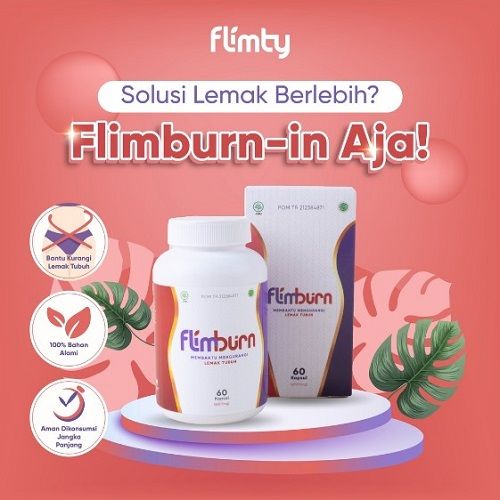 Flimburn by Flimty | 1 Botol isi 60 Tablet - 1