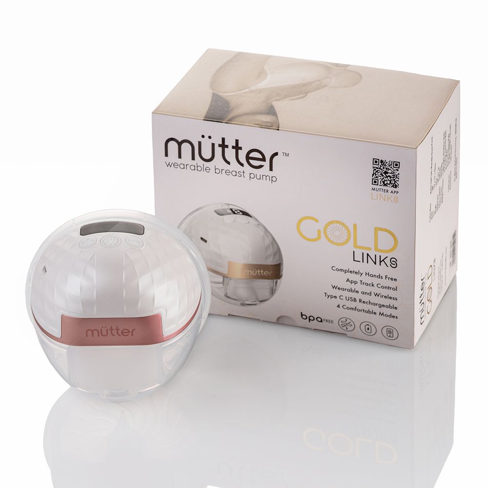 MUTTER GOLD LINKS Pompa ASI Elektrik Smart Handsfree Breast Pump - Warna Rose Gold - 4