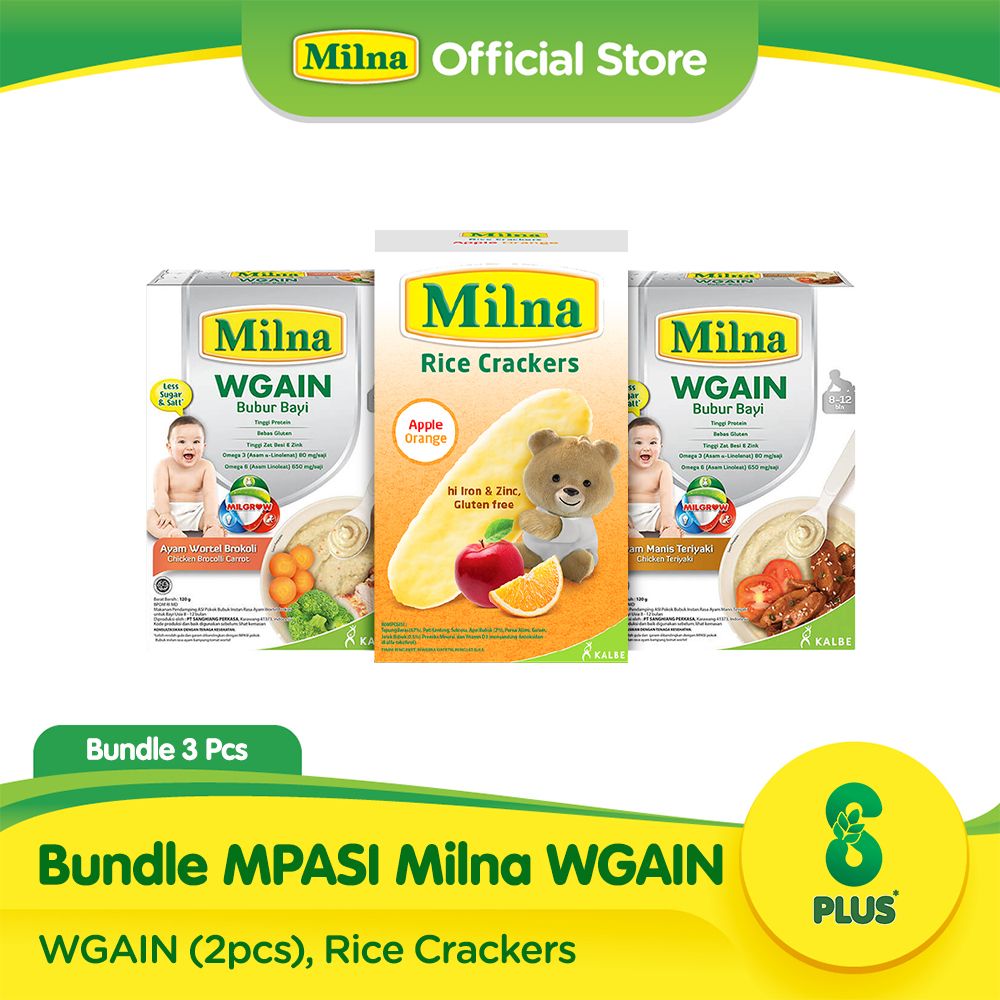 Paket Milna WGAIN + Milna Rice Crackers - 1