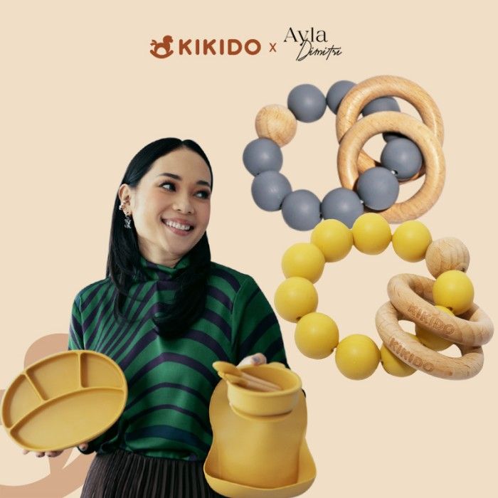 Kikido X Ayla Teether Mango Series - Mainan Gigitan Bayi  Mango - 1