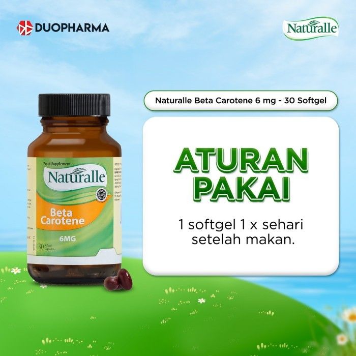 Naturalle Beta Carotene 30 Softgel Free Portable Medicine Box - 2