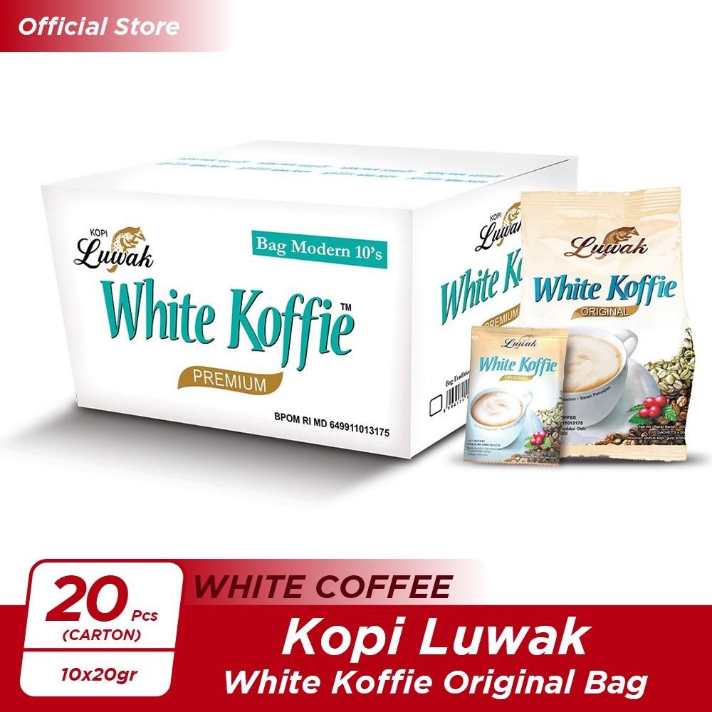 Kopi Luwak White Koffie Original Bag 10x20gr - 20 Pcs [Carton] - 2