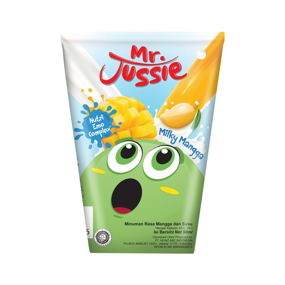 Mr Jussie Milky Mangga 90 ml - 2