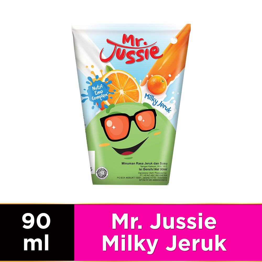 Mr Jussie Milky Jeruk 90 ml - 1