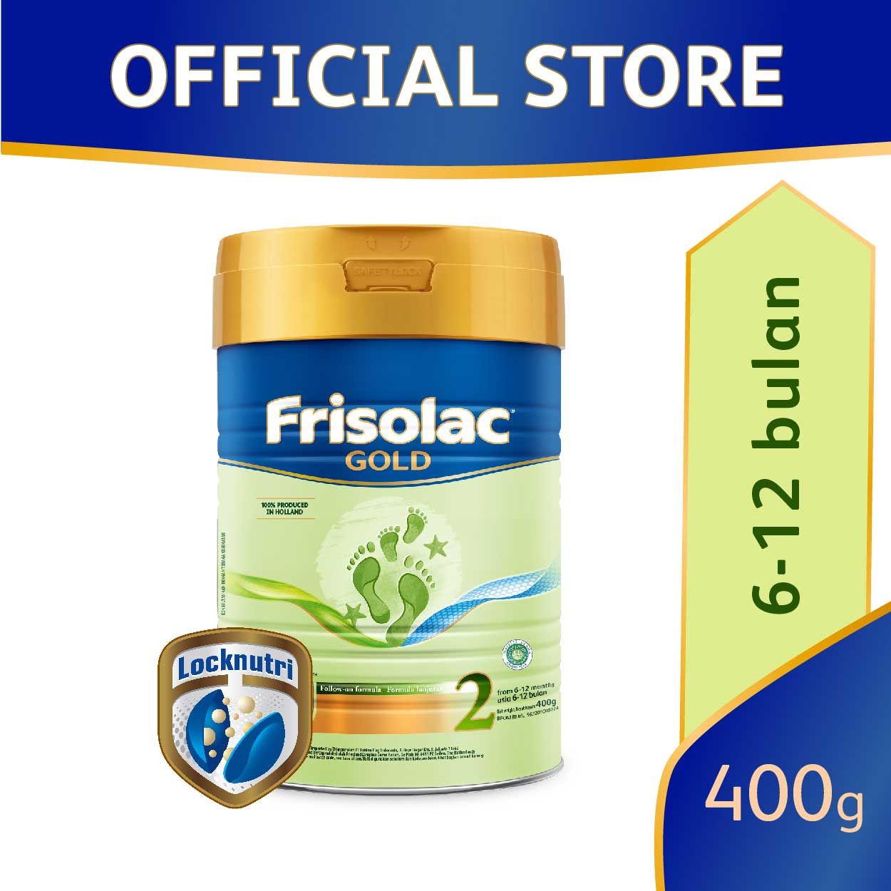 Frisolac 2 Gold Plain 400gr Susu Pertumbuhan Anak - 1