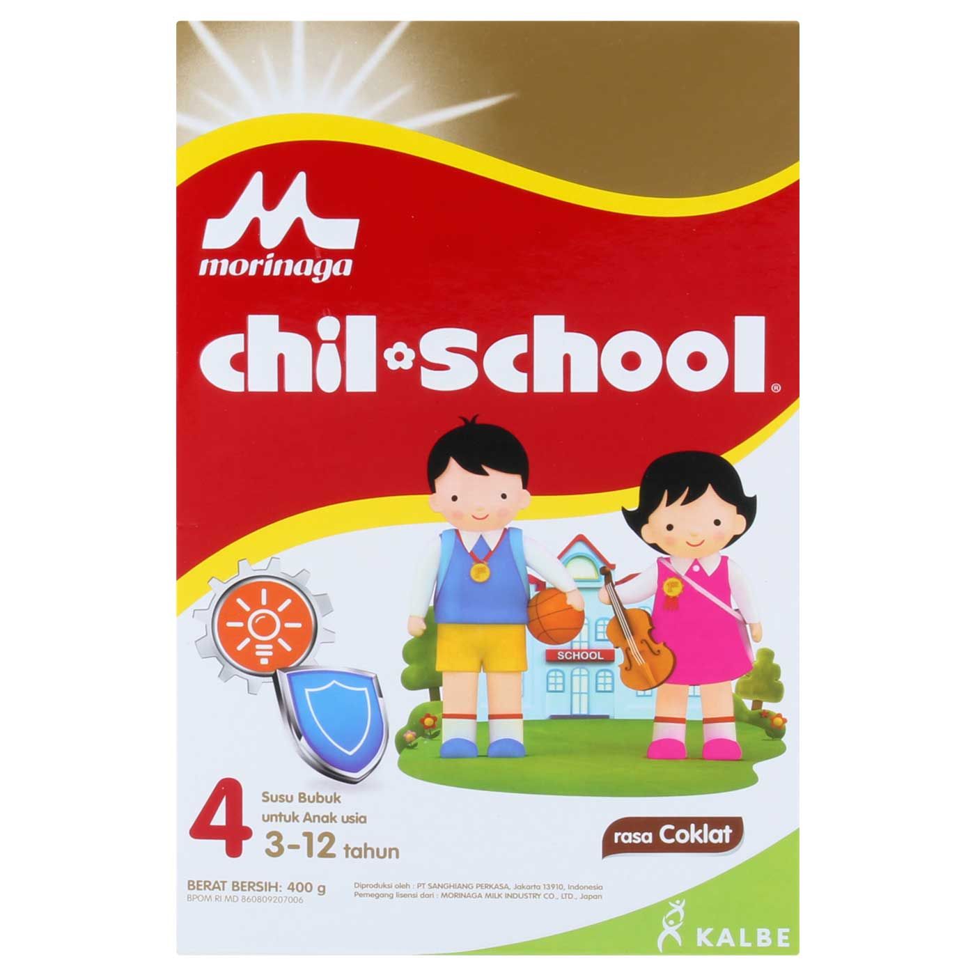 Morinaga Chil School Coklat 400gr Box - 1