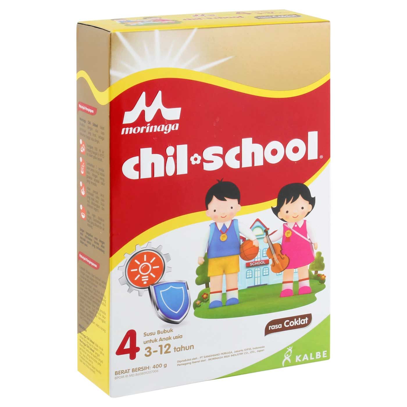 Morinaga Chil School Coklat 400gr Box - 2