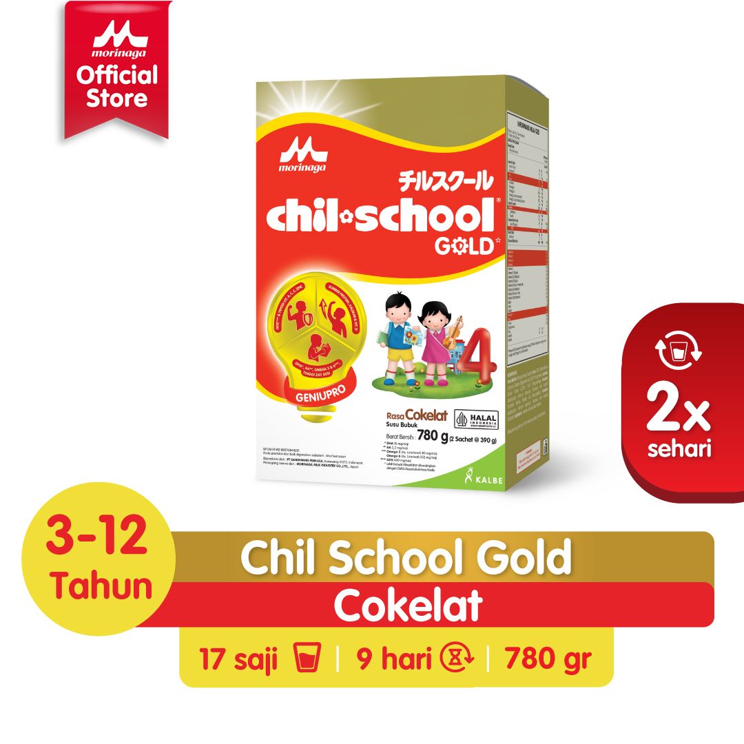 Chil School Gold Cokelat 780g - 1