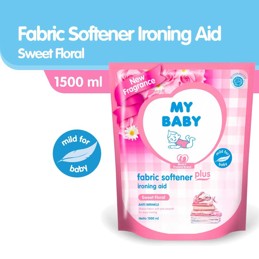 My Baby fabric Softener Plus Ironing Aid Sweet Floral 1500ml - 1