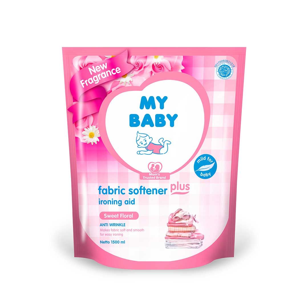 My Baby fabric Softener Plus Ironing Aid Sweet Floral 1500ml - 2