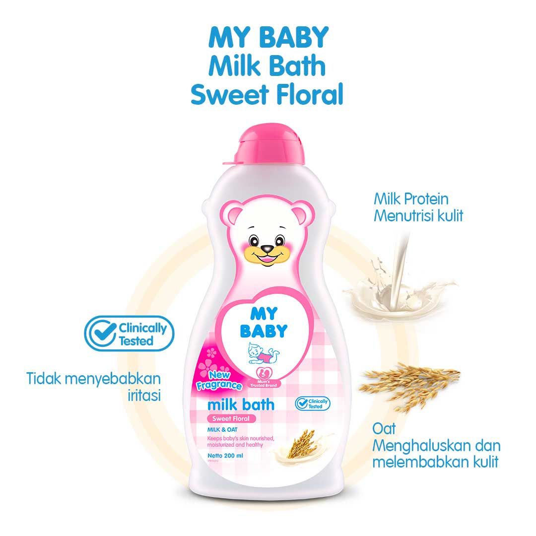 My Baby Milk Bath Sweet Floral  200ml - 4