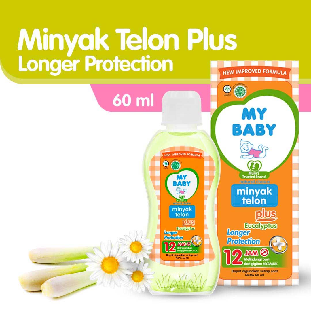 My Baby Minyak Telon Plus Longer Protection 60ml - 1