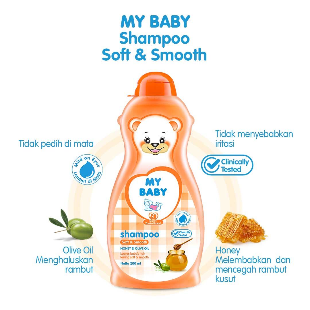 My Baby Shampoo Soft & Smooth 200ml - 4