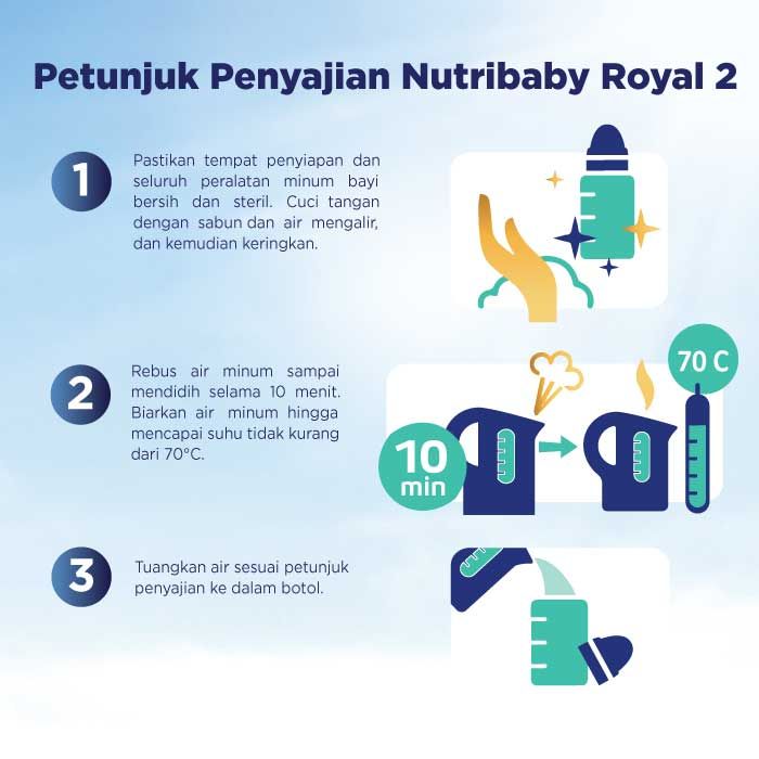 Nutribaby Royal 2 Formula Bayi Bubuk 400 GR - 4