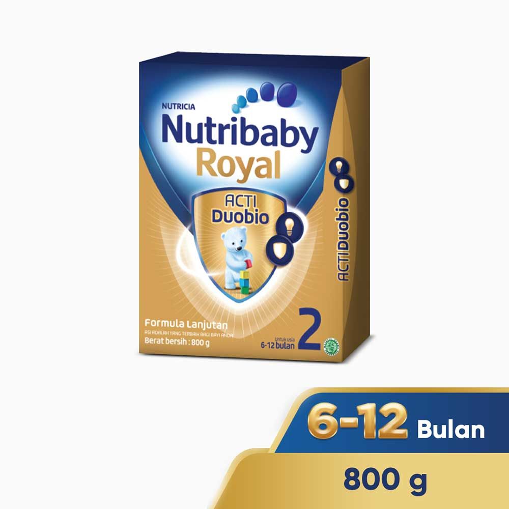 Nutribaby Royal 2 Formula Bayi Bubuk 800 GR - 1