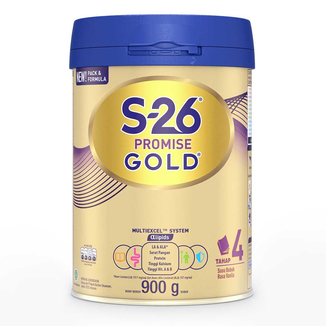 S26 Promise Gold Tahap 4 900gr Tin ( 3-12 Tahun) - 2