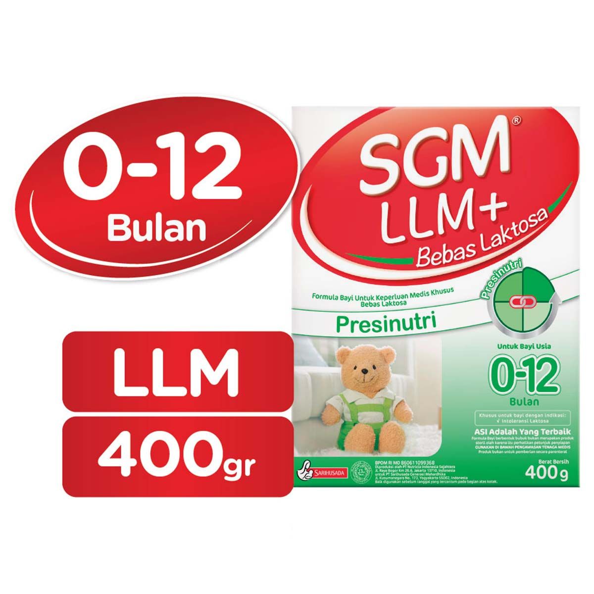 SGM LLM+ Presinutri 400gr Box - 2