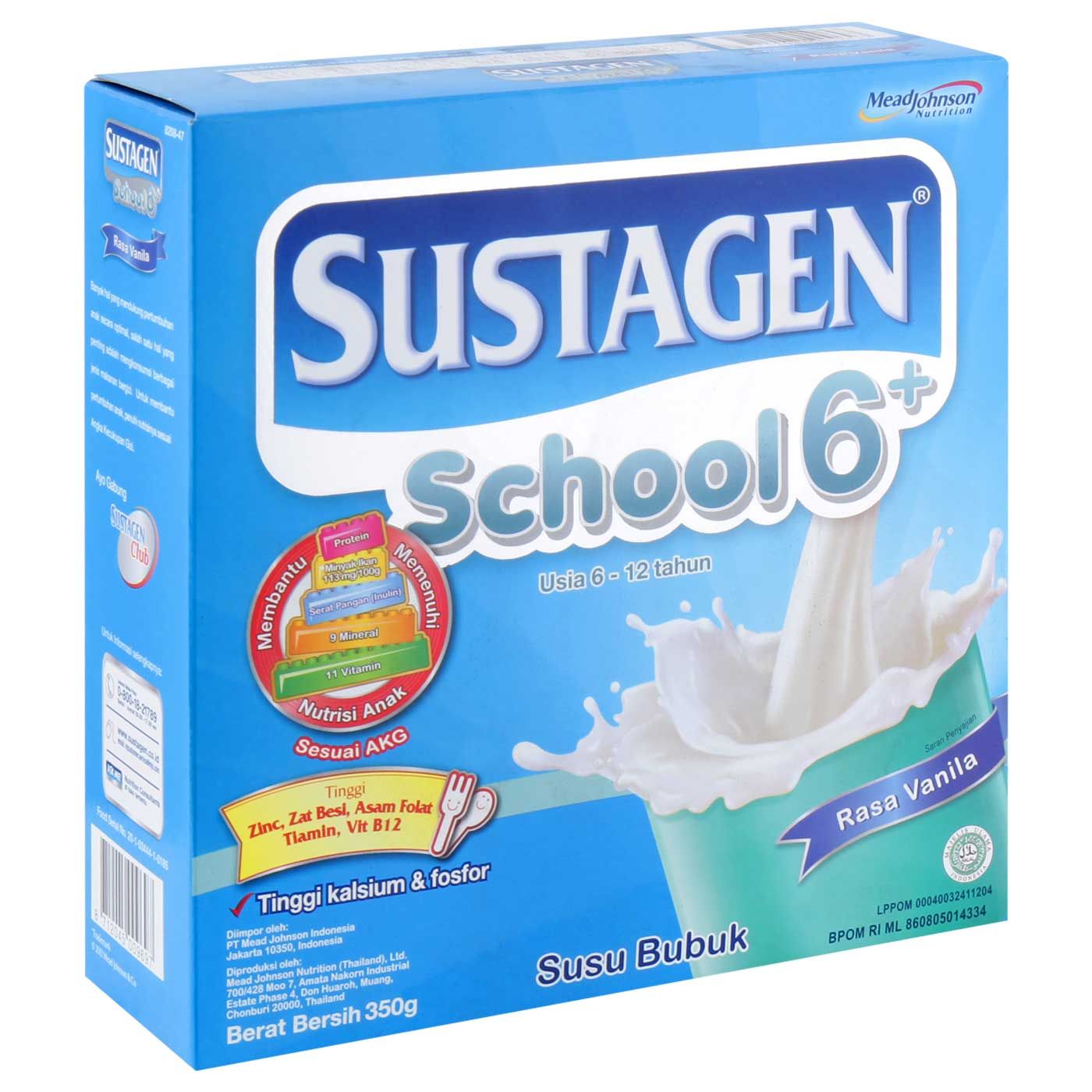 Sustagen School 6+ Vanila 350gr Box - 2
