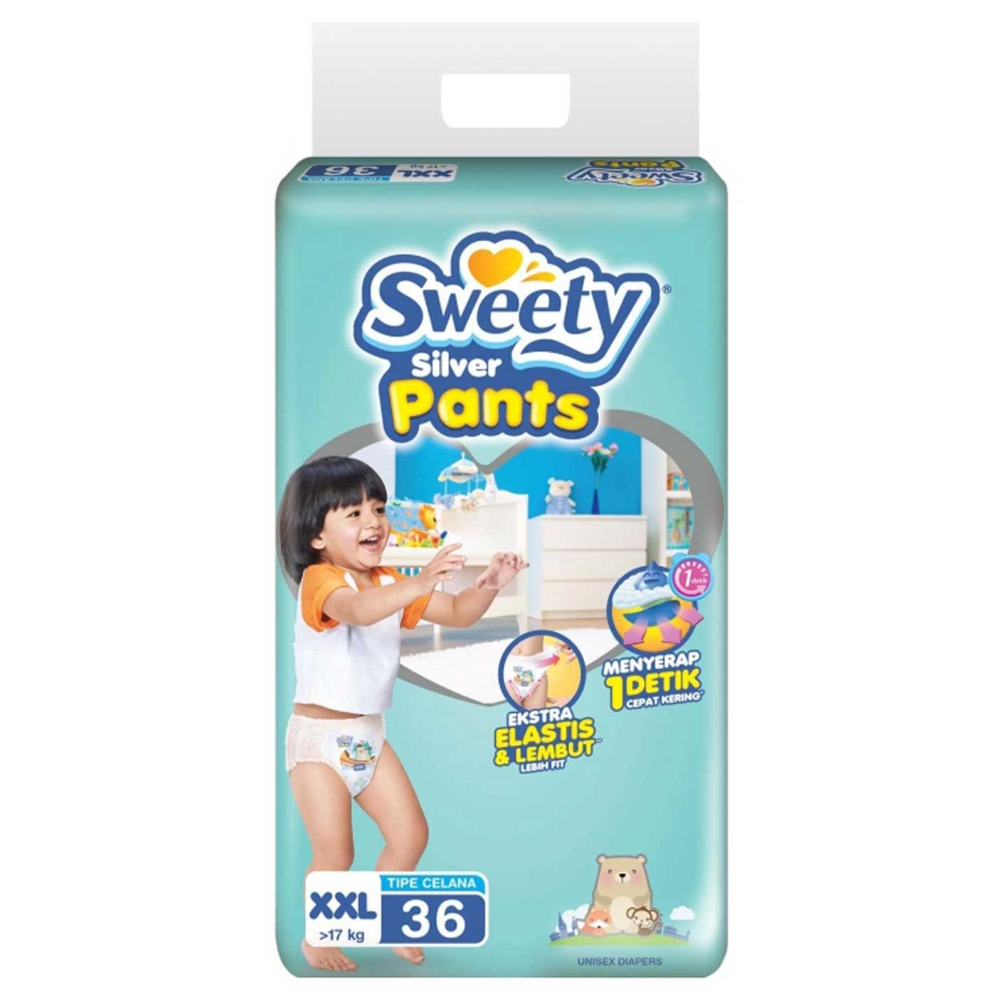 Sweety Silver Pants XXL 36's - 1