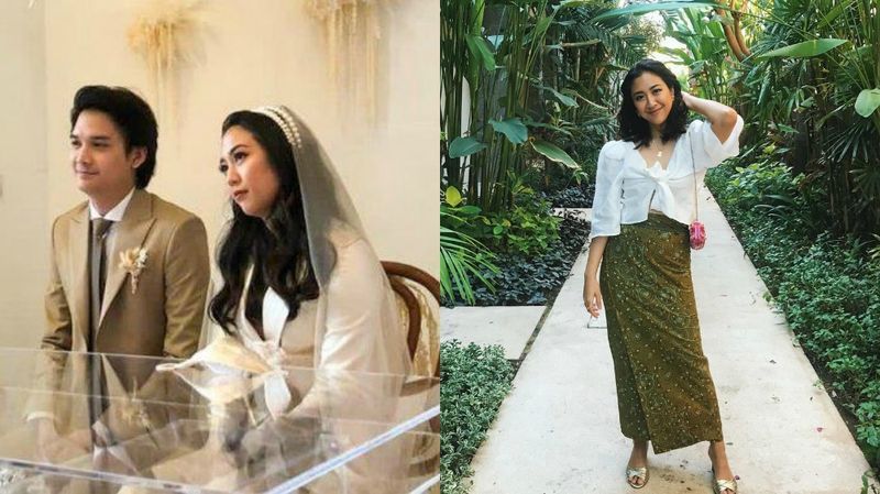 7 Style Fashion Unik Sherina Munaf, Termasuk Mengenakan Blazer di Hari Pernikahan