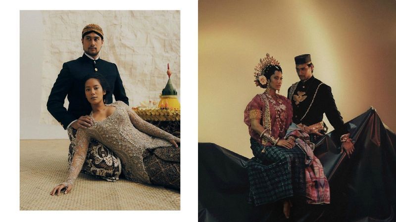 Foto Post Wedding Tara Basro dan Daniel Adnan dengan Baju 4 Daerah, Unik!