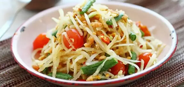 Resep Som Tam, Salad Pepaya Mentah dari Thailand