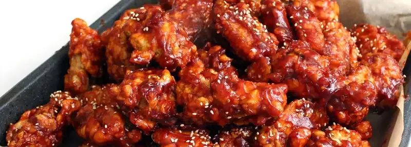 Korean Sweet & Spicy Finger Lickin’ Fried Chicken