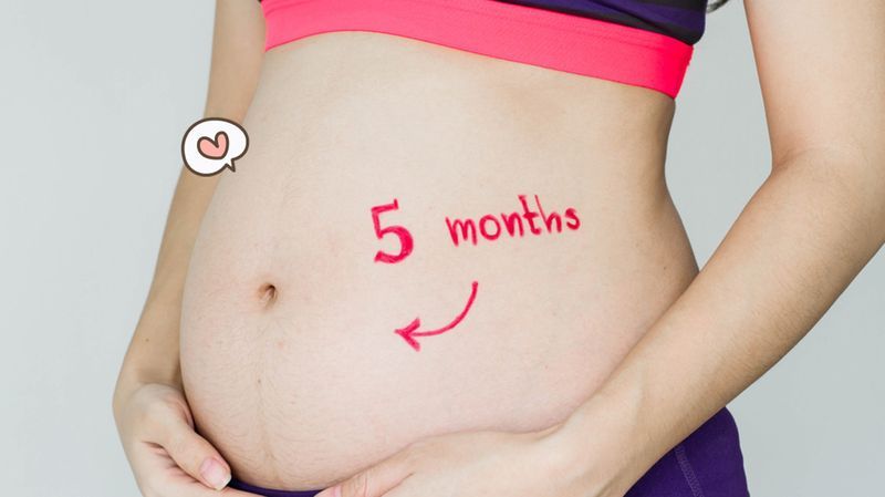 perut sebelah kanan sakit pada saat hamil 5 bulan 7