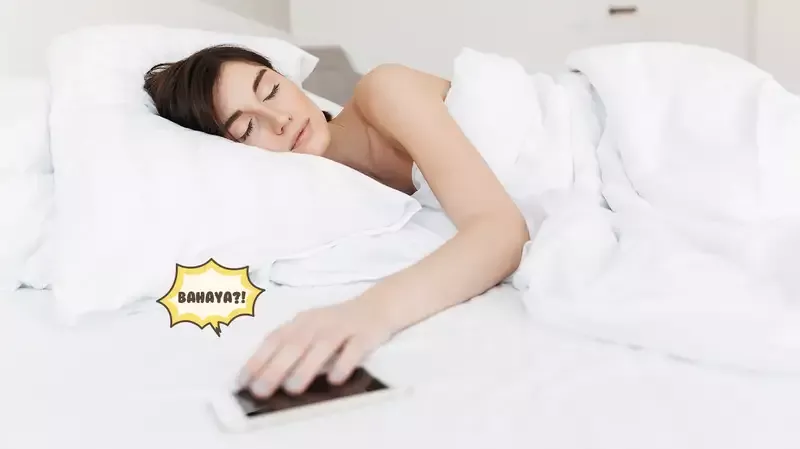 Inilah Bahayanya Kalau Meletakkan Handphone di Samping Kepala Saat Tidur