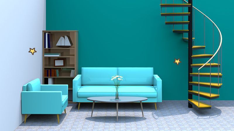 Tips Ruangan dengan Kombinasi Warna Tosca, Tenang dan Enerjik!
