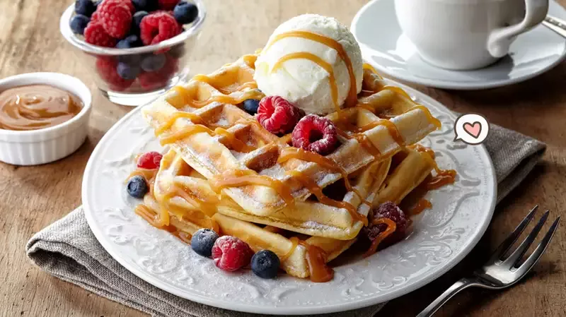 9 Resep Waffle yang Lezat, Tambahkan Topping Es Krim Agar Makin Enak!